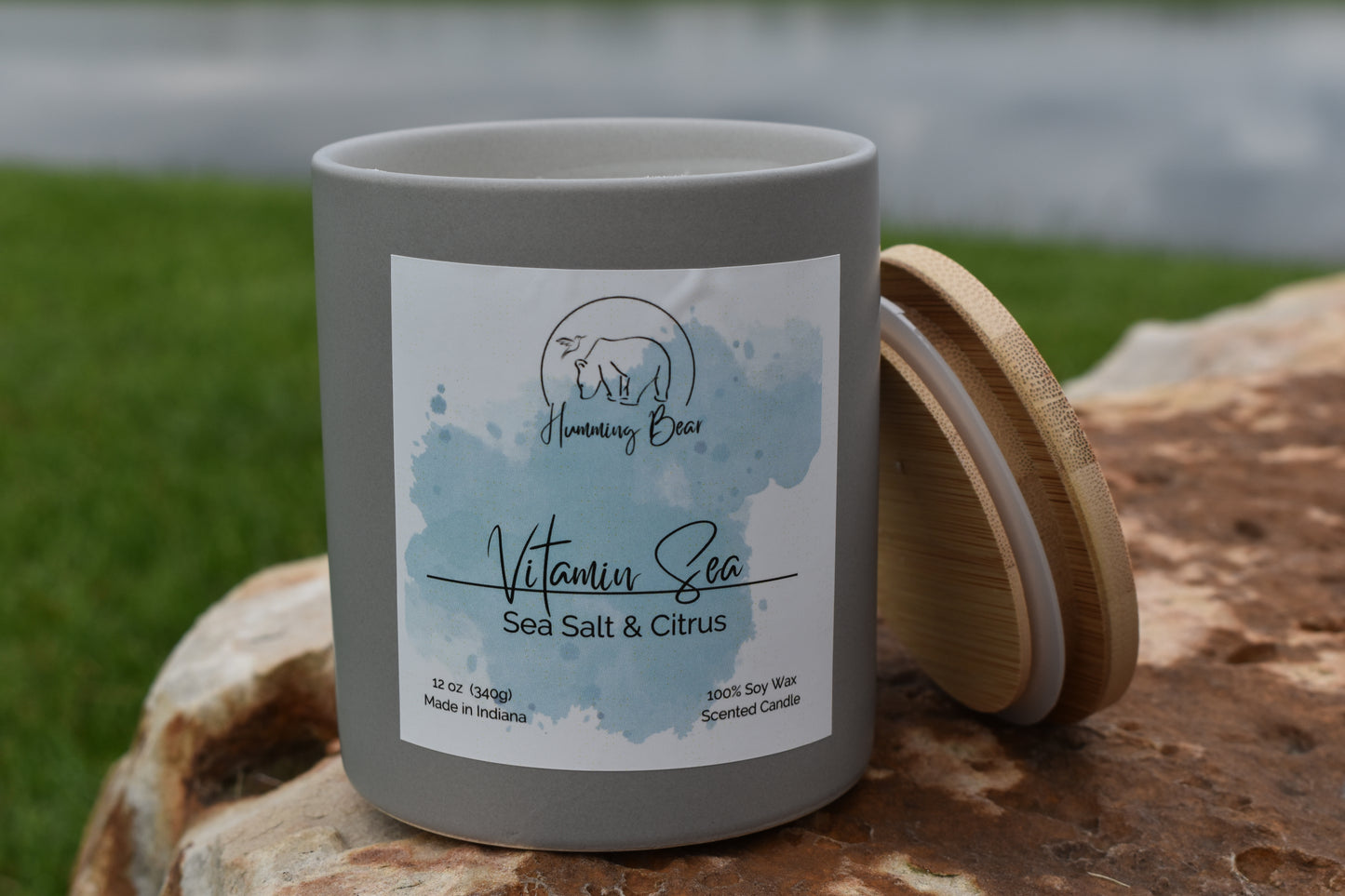 12 oz Vitamin Sea Soy Candle | Sea Salt & Citrus
