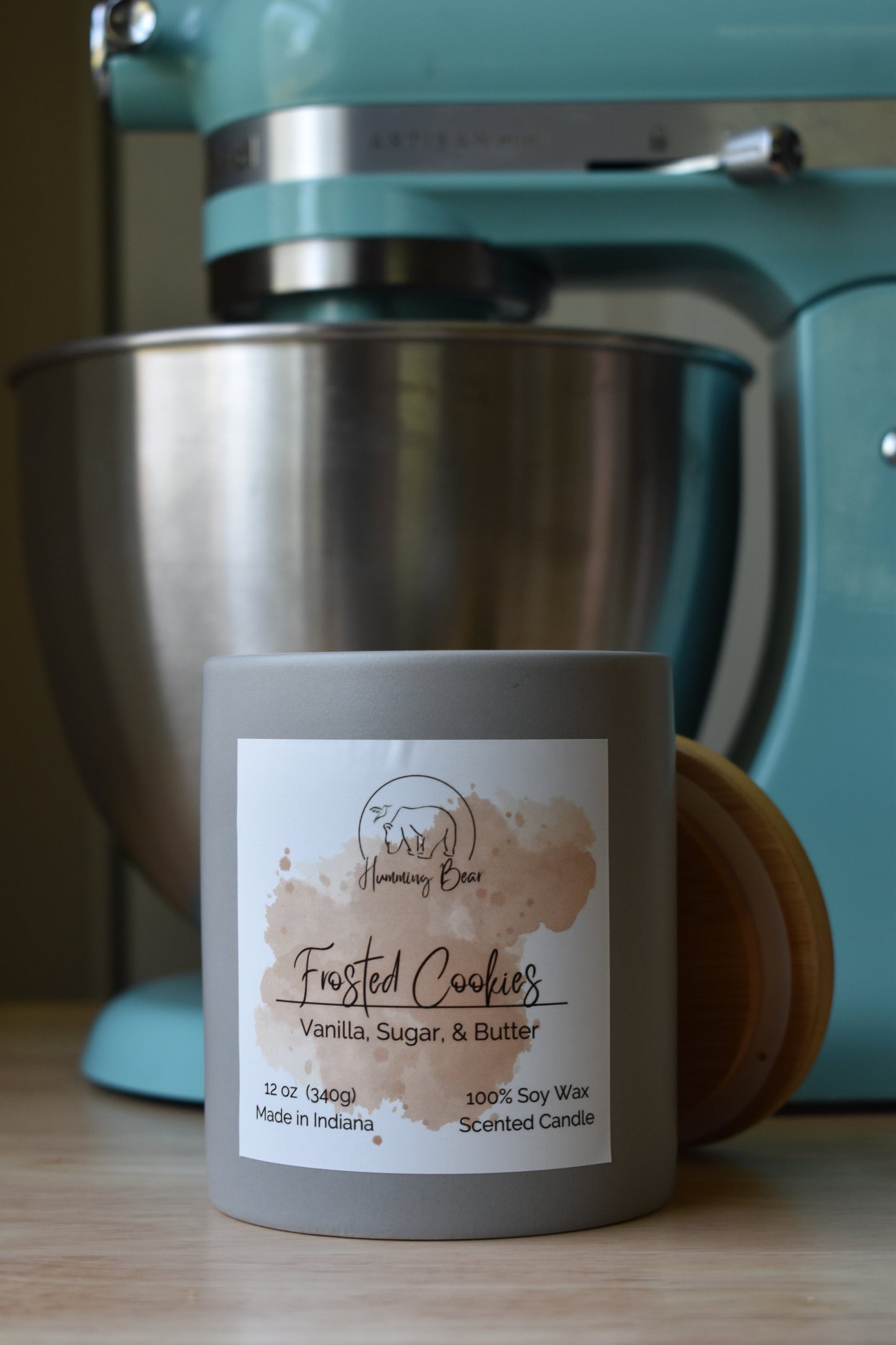 12 oz Frosted Cookie Soy Candle | Vanilla, Sugar, & Butter
