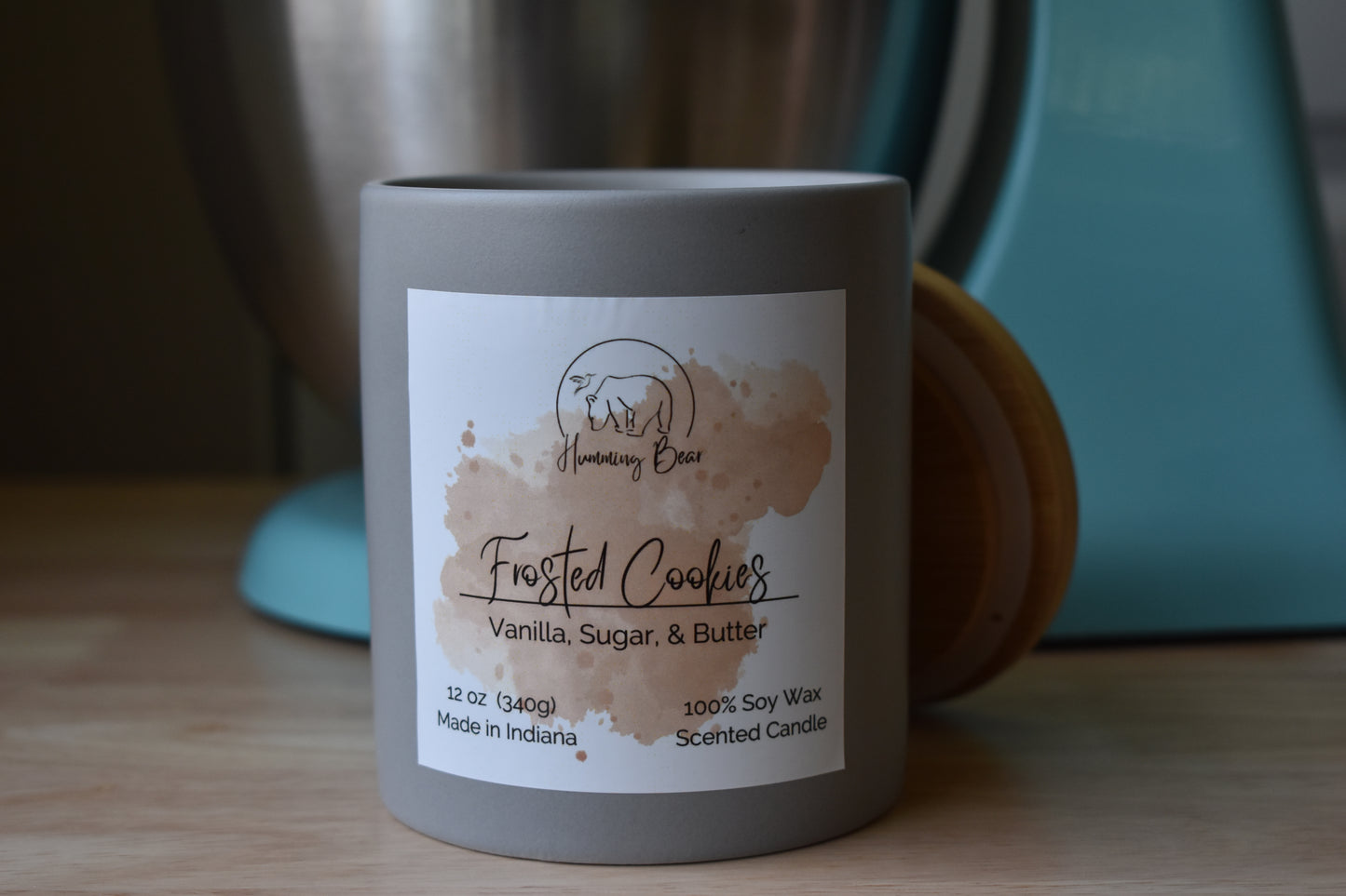 12 oz Frosted Cookie Soy Candle | Vanilla, Sugar, & Butter