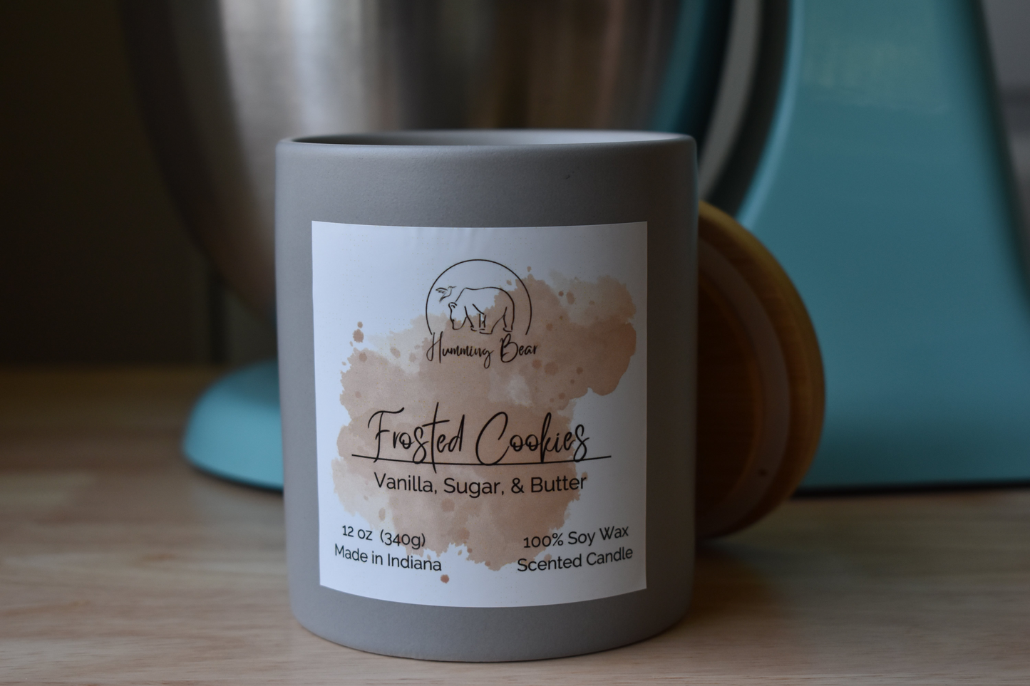 12 oz Frosted Cookie Soy Candle | Vanilla, Sugar, & Butter