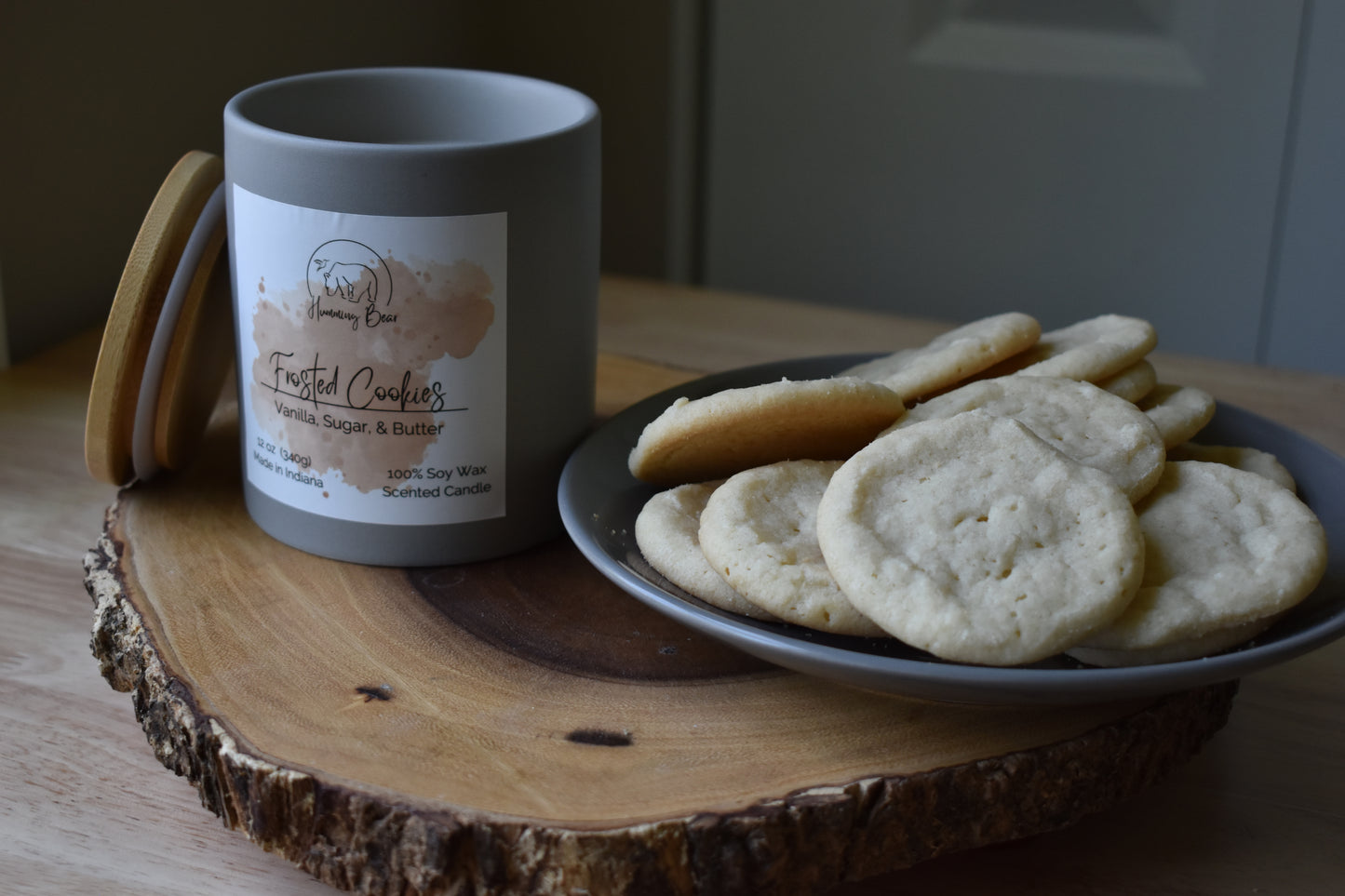 12 oz Frosted Cookie Soy Candle | Vanilla, Sugar, & Butter