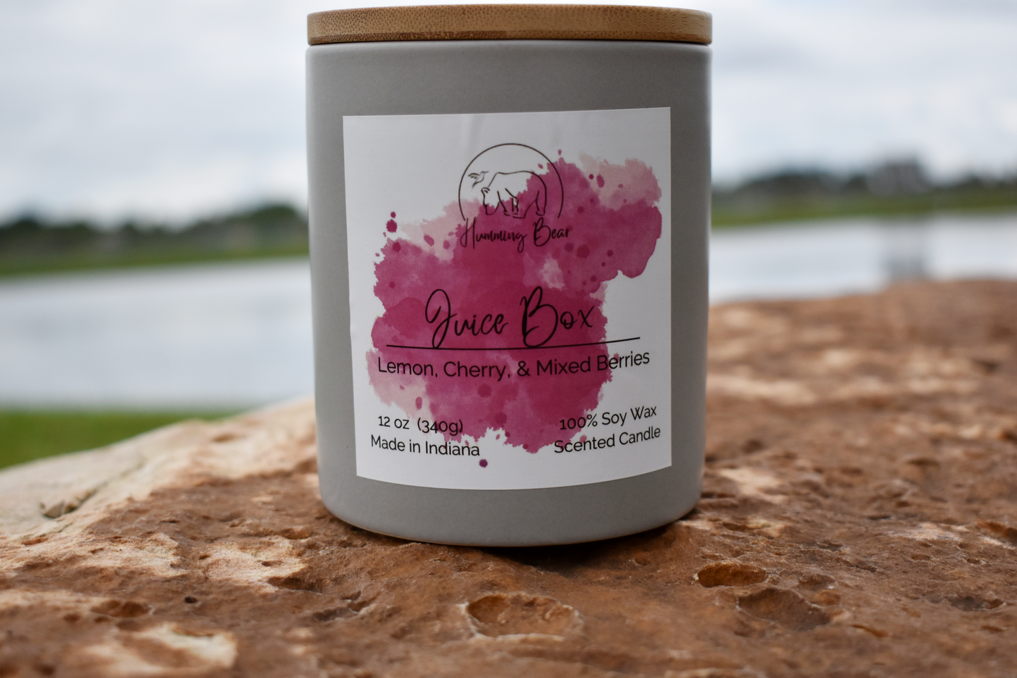12 oz Juice Box Soy Candle | Lemon, Cherry, & Mixed Berry