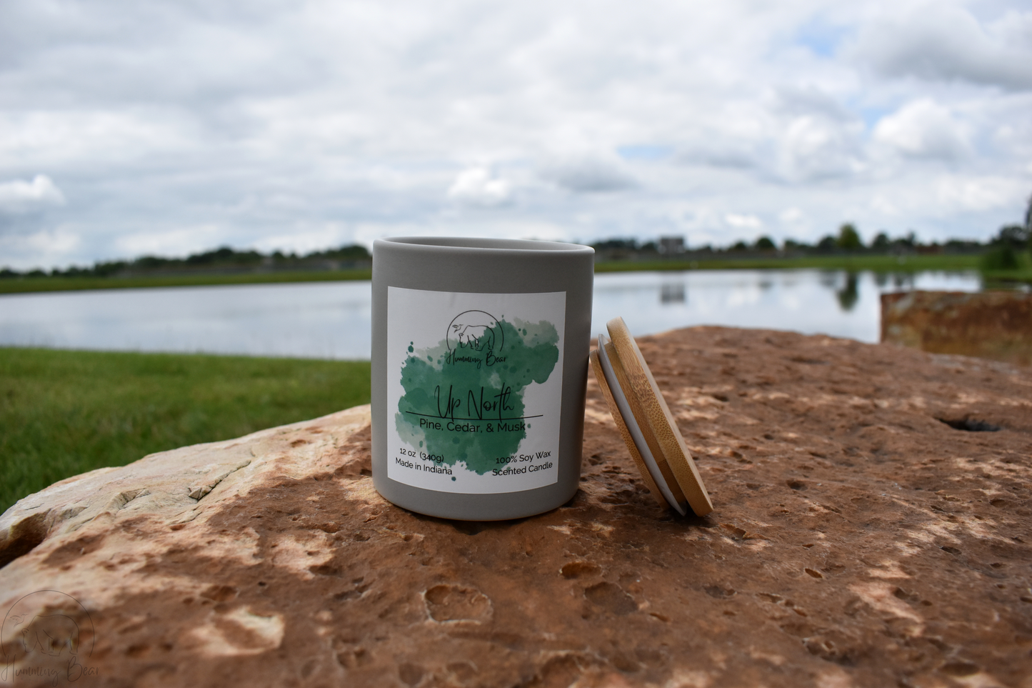 12oz Up North Soy Candle | Pine, Cedar, & Musk