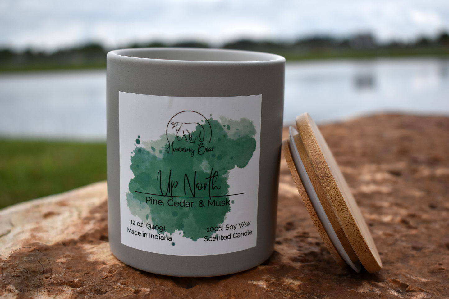 12oz Up North Soy Candle | Pine, Cedar, & Musk