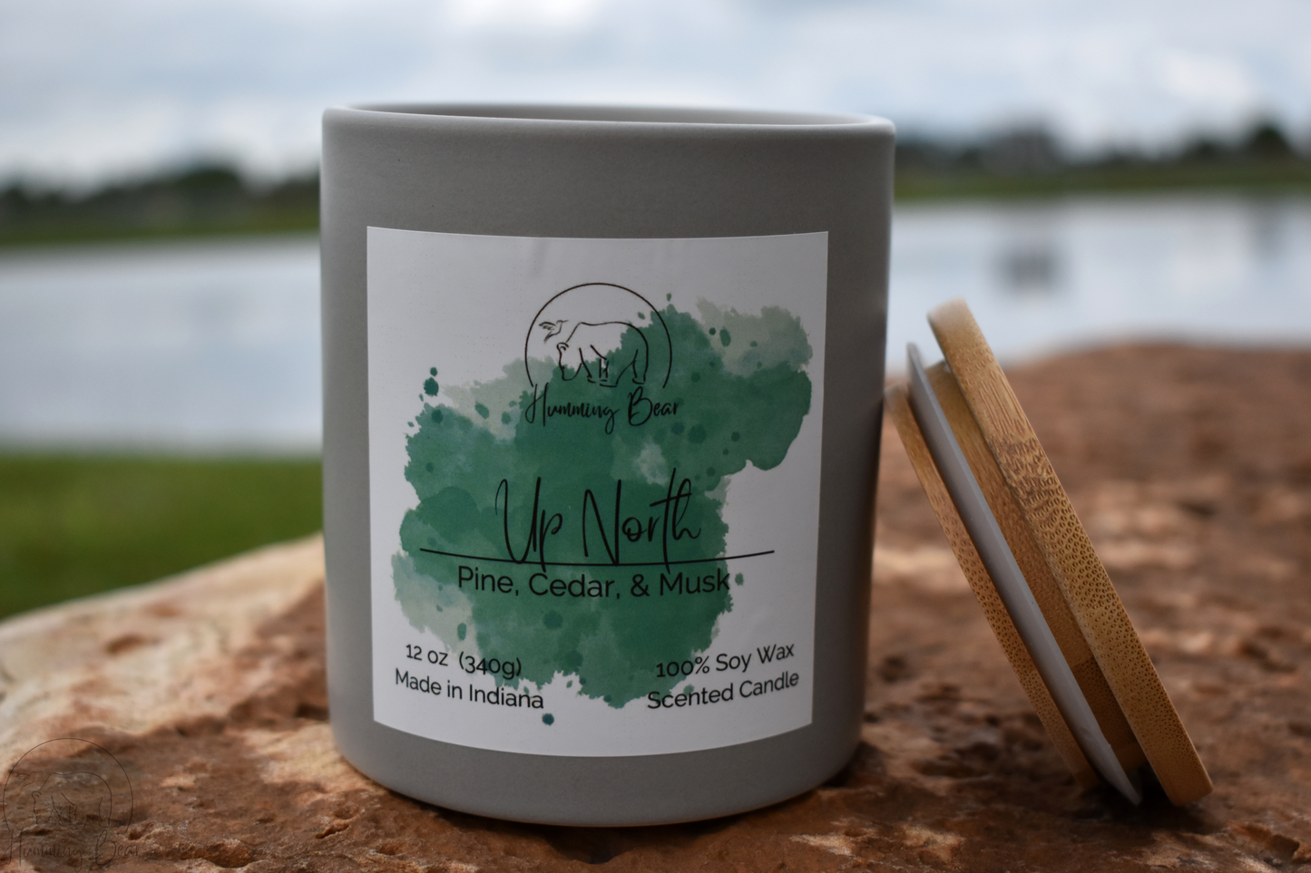 12oz Up North Soy Candle | Pine, Cedar, & Musk