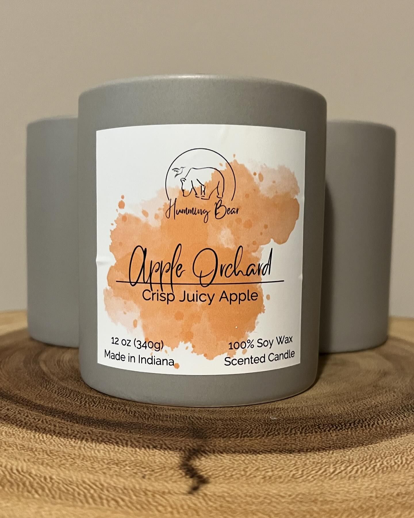 12oz Apple Orchard Soy Candle | Crisp Juicy Apple