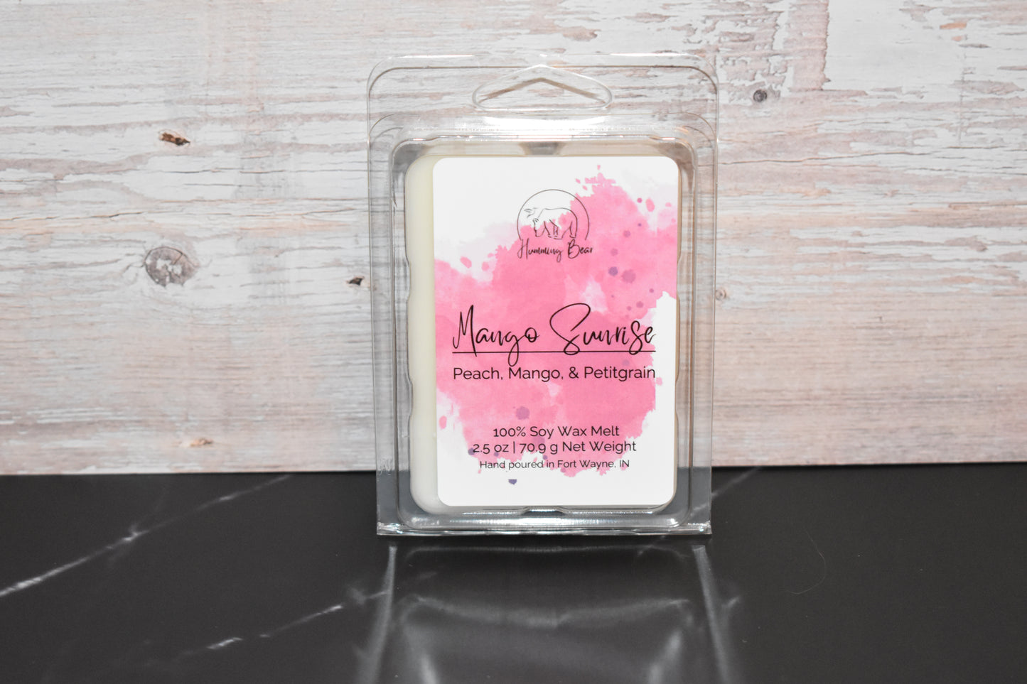 Mango Sunrise Wax Melt | Peach, Mango, & Petitgrain