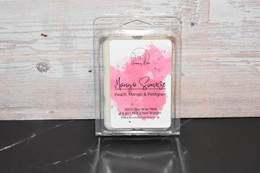 Mango Sunrise Wax Melt | Peach, Mango, & Petitgrain