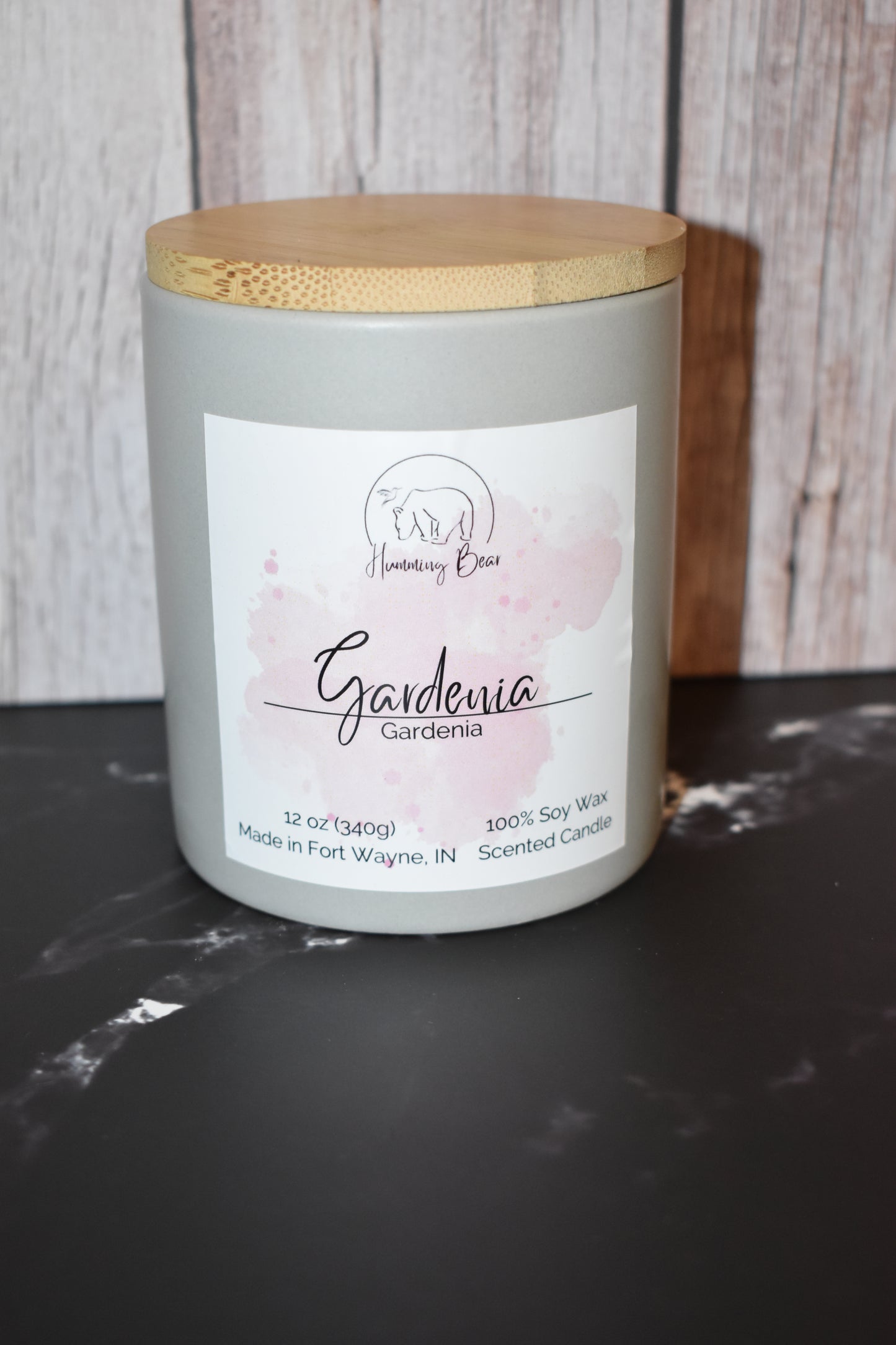 12oz Gardenia Soy Candle | Gardenia