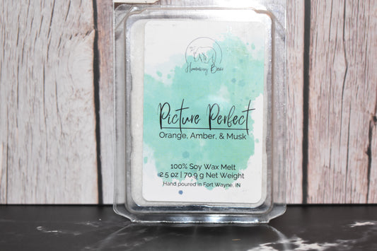 Picture Perfect Wax Melt | Orange, Amber, & Musk.