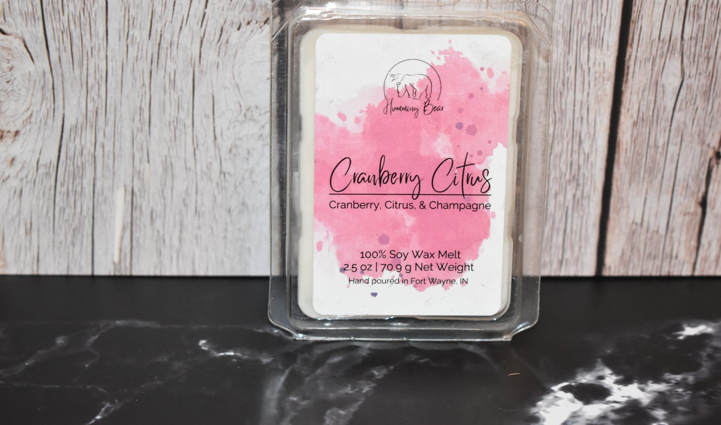 Cranberry Citrus Wax Melt | Cranberry, Citrus, & Champagne