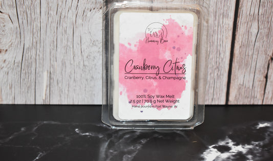 Cranberry Citrus Wax Melt | Cranberry, Citrus, & Champagne