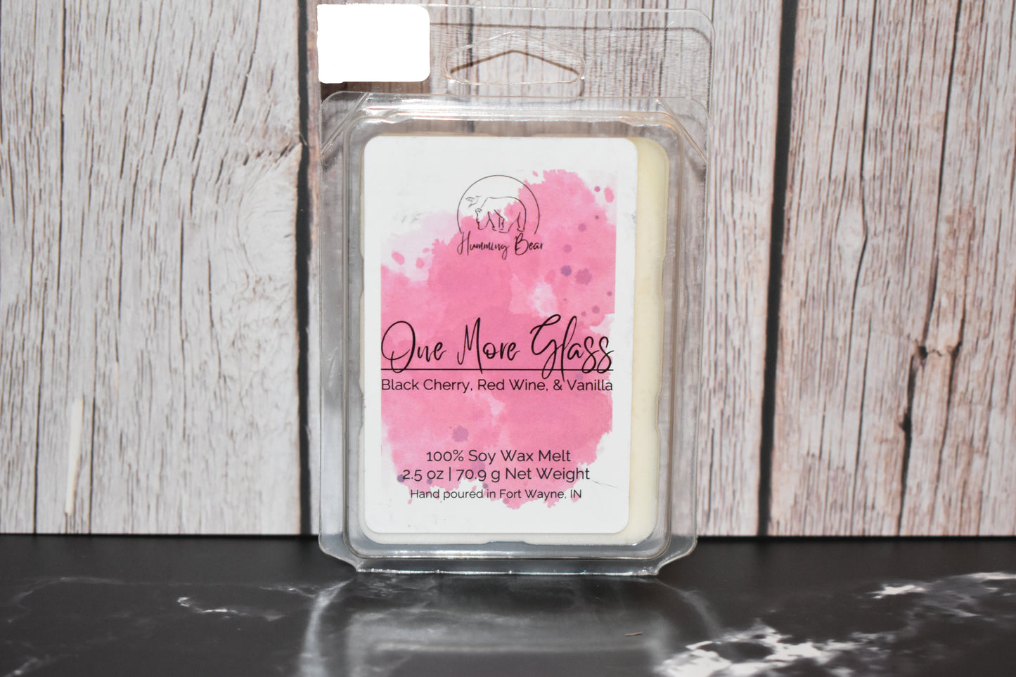 One More Glass Wax Melt | Black Cherry, Red Wine, & Vanilla