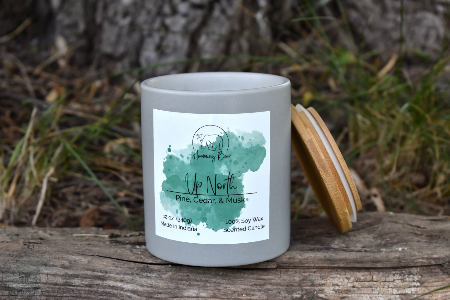 12oz Up North Soy Candle | Pine, Cedar, & Musk