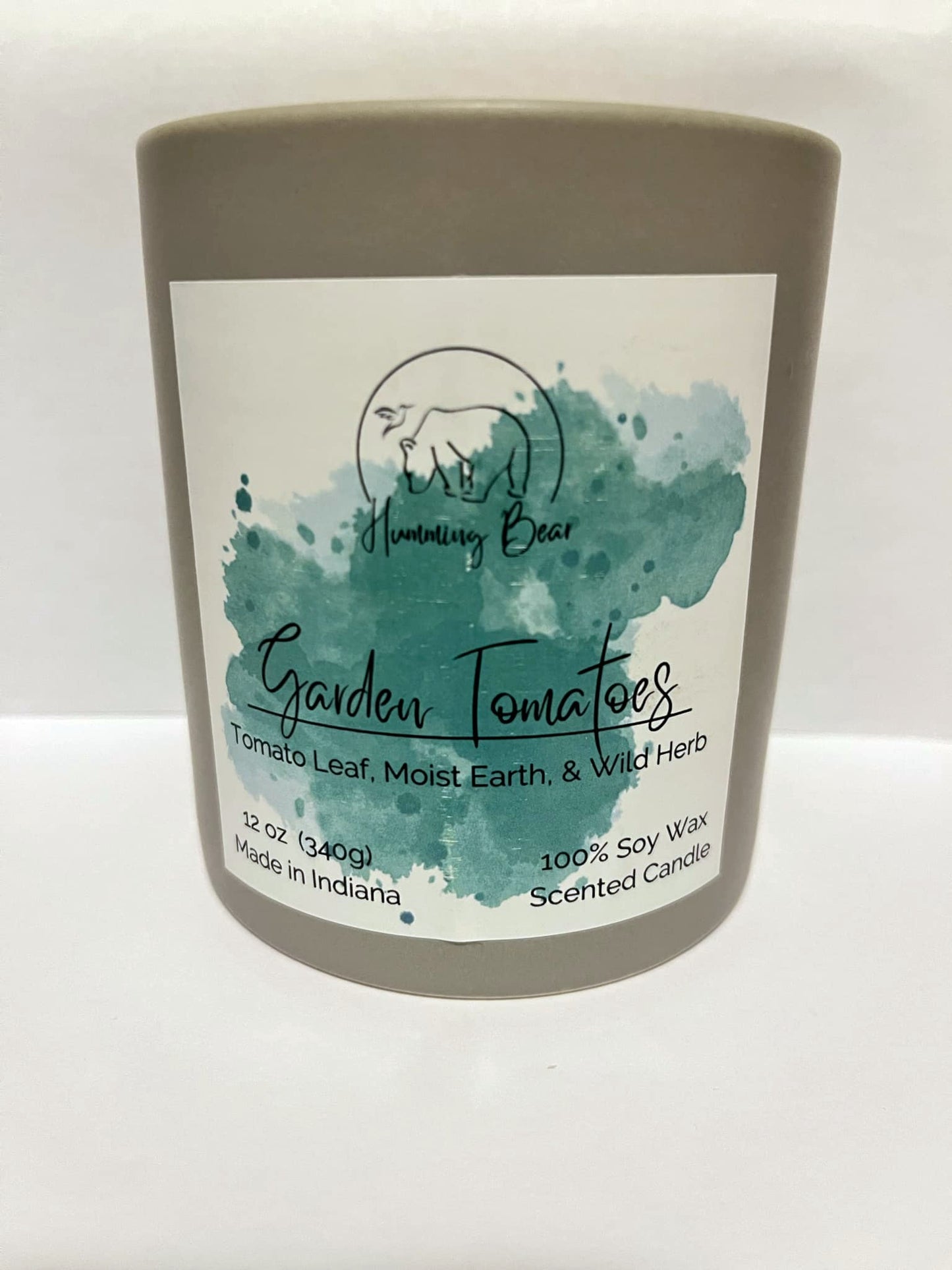 12 oz Garden Tomatoes Soy Candle | Tomato Leaf, Moist Earth, & Wild Herb